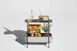 Adoreganizer Multifunktionaler Beistelltisch, grau, 65.5x29x76.5 cm