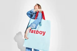 Baggy-Bag Baumwolltasche, blau, 61x55 cm