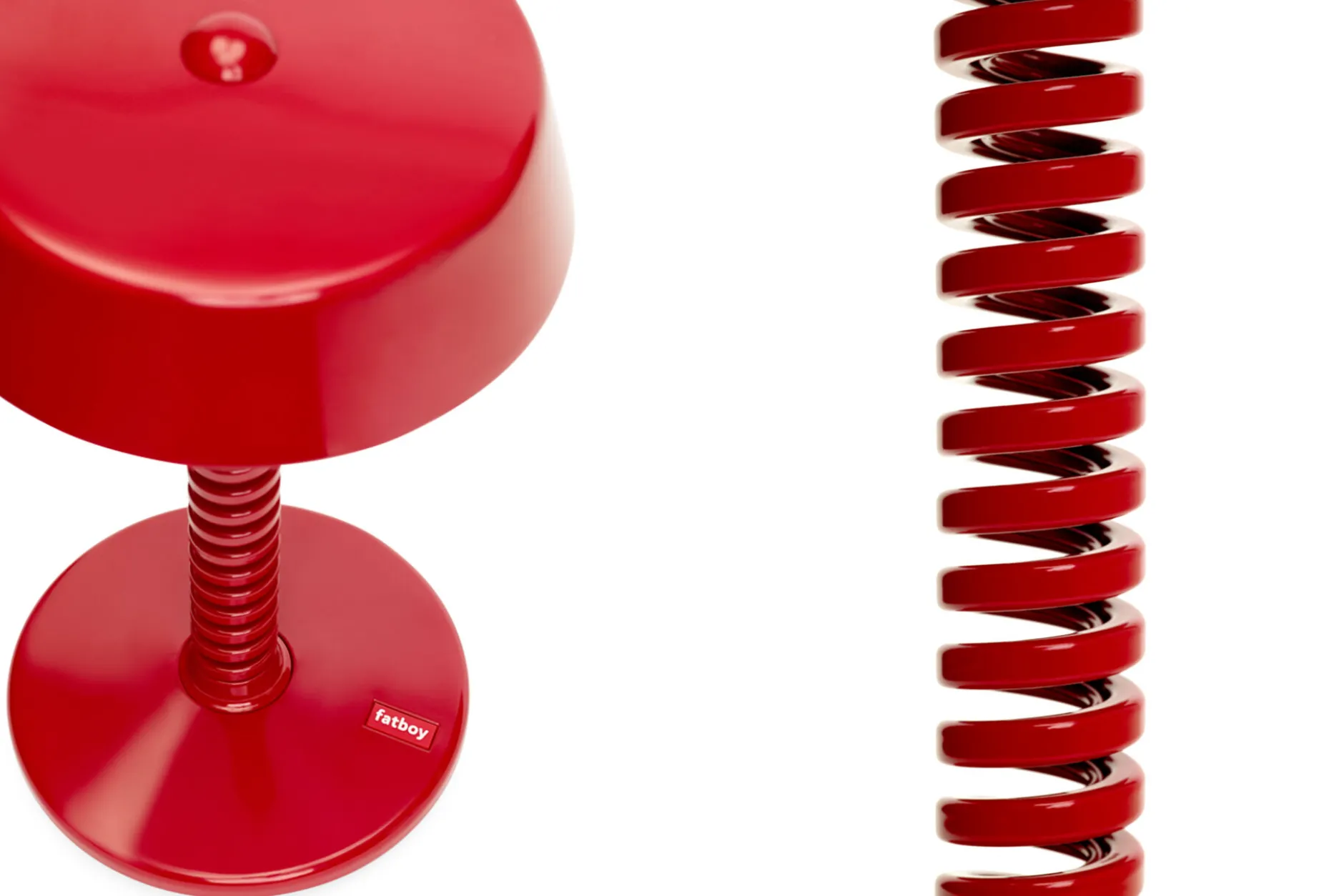 Bellboy Kabellose Tischlampe, rot, 18x18x30 cm
