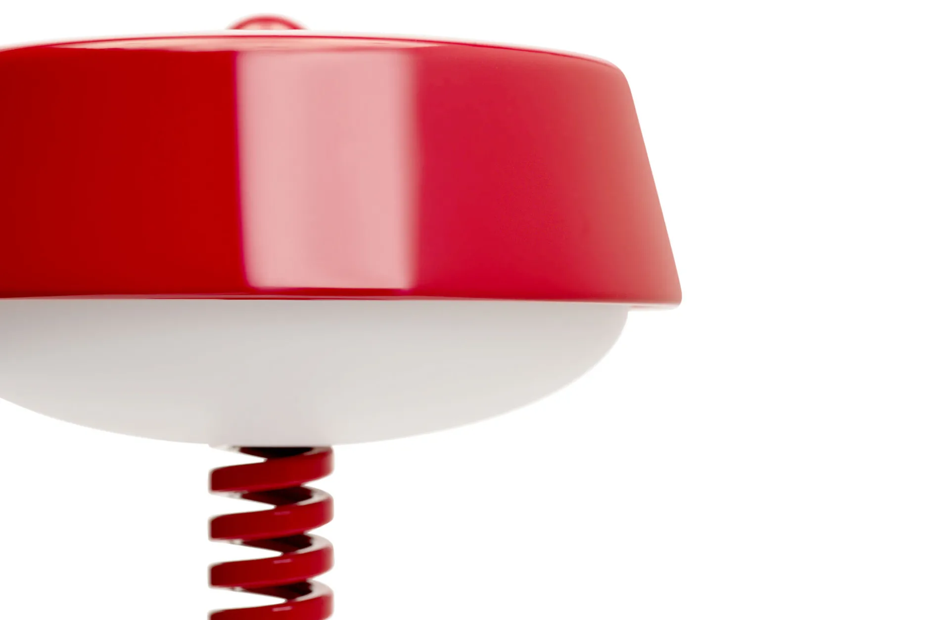 Bellboy Kabellose Tischlampe, rot, 18x18x30 cm