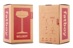 Bellboy Kabellose Tischlampe, rot, 18x18x30 cm