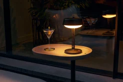 Bellboy Kabellose Tischlampe, schwarz, 18x18x30 cm