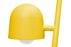 Big Lebow Arc lamp, gelb, 186x234 cm
