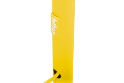 Big Lebow Arc lamp, gelb, 186x234 cm