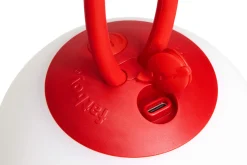 Bolleke Mini set (3 pcs) Kleine wiederaufladbare Lampen, rot, 12x12 cm