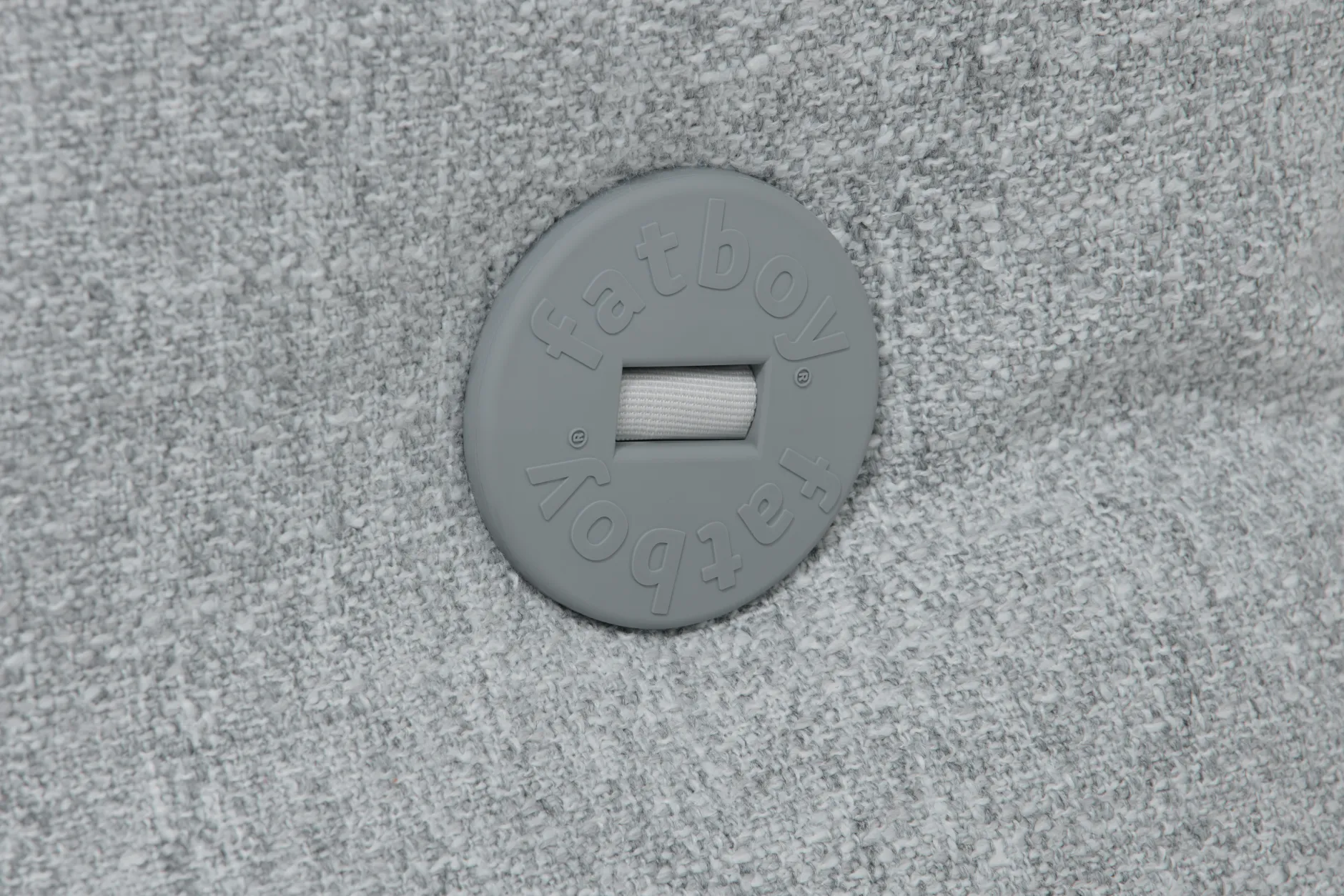 BonBaron Slim Boucle Loungesessel, grau, 102x85x75 cm