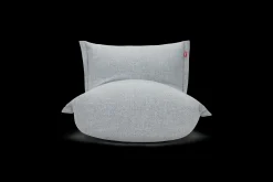BonBaron Slim Boucle Loungesessel, grau, 102x85x75 cm