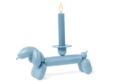 Can-Dog Kerzenhalter, blau, 28.5x8.2x10.7 cm