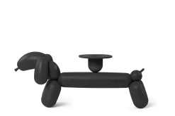Can-Dog Kerzenhalter, schwarz, 28.5x8.2x10.7 cm