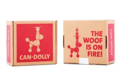 Can-Dolly Kerzenhalter, weiß, 16x9.5x20.5 cm