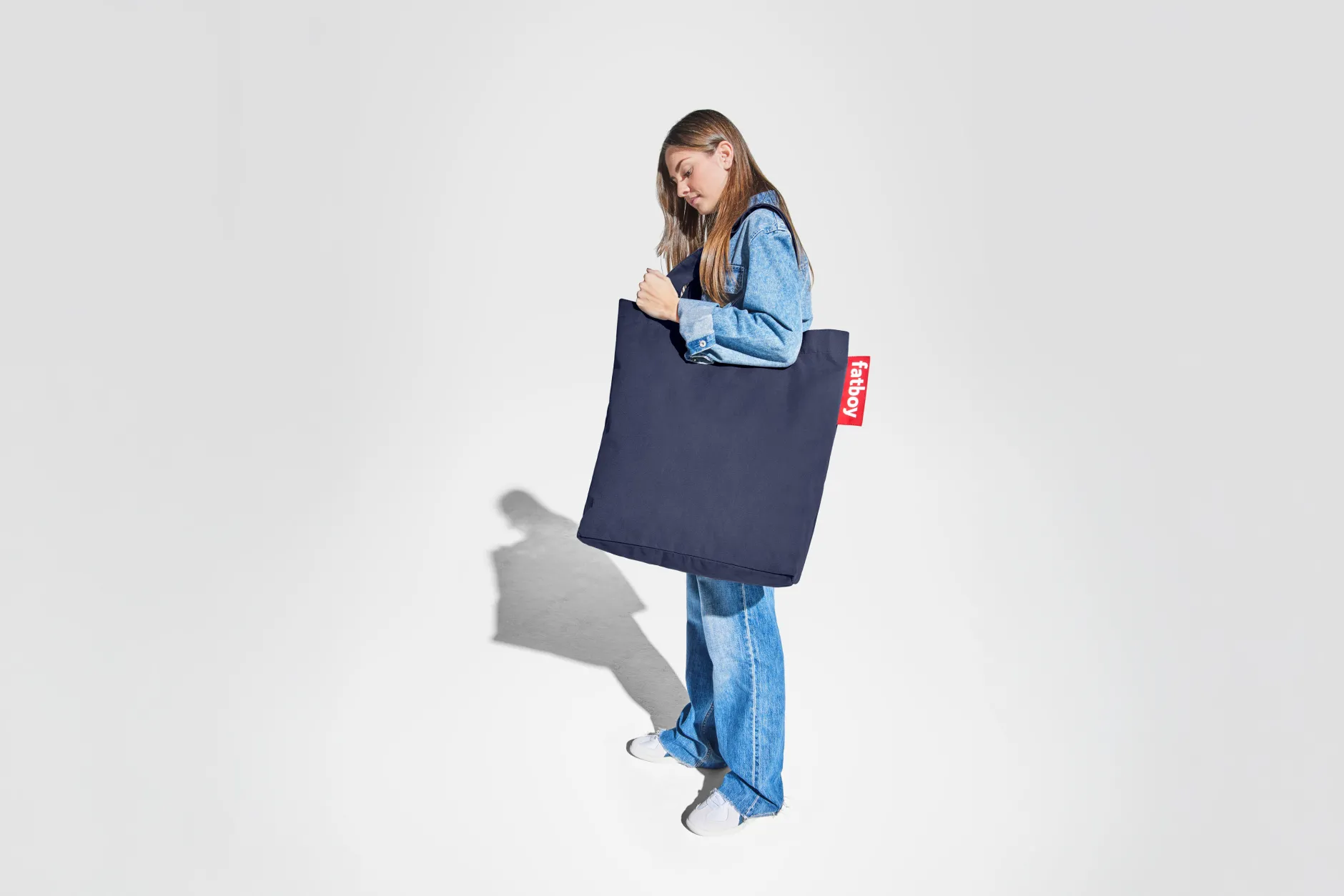 Carry-All-Bag Canvas Canvas-Tasche, blau, 61x55 cm