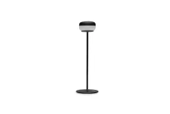 Cheerio Kabellose Tischlampe, schwarz, 8x8x25.8 cm