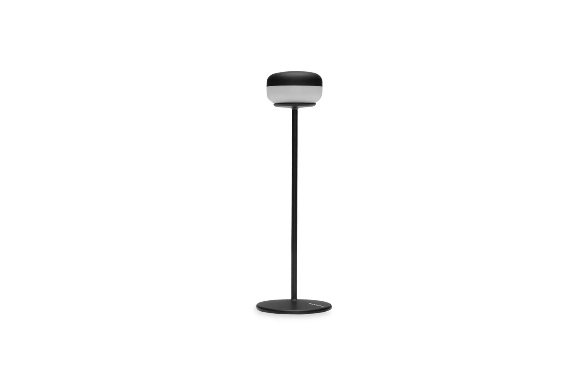 Cheerio Kabellose Tischlampe, schwarz, 8x8x25.8 cm