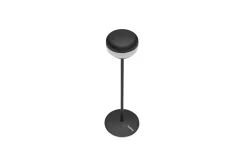 Cheerio Kabellose Tischlampe, schwarz, 8x8x25.8 cm