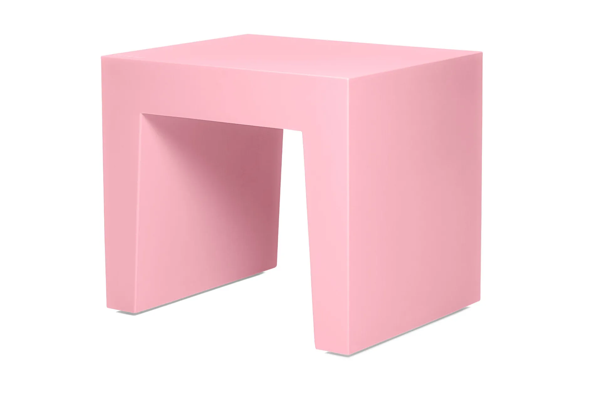 Concrete Seat Outdoor-Hocker, rosa, 40x50x43 cm
