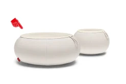 Dumpty Outdoor Outdoor-Beistelltische, grau, 78x78x21 cm
