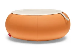 Dumpty Outdoor Outdoor-Beistelltische, orange, 78x78x21 cm