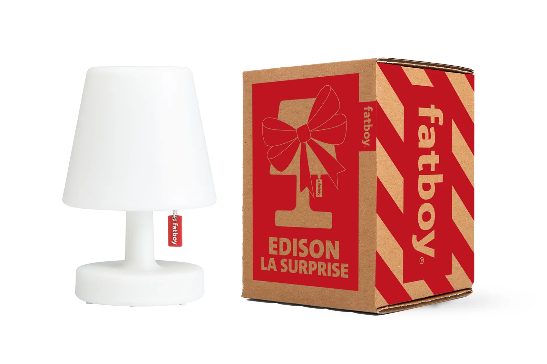 Edison La Surprise Kleine wiederaufladbare Tischlampe, 9.7x9.7x15 cm