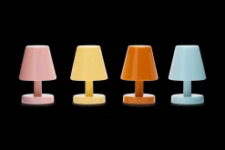 Edison The Ambiance Wiederaufladbare Lampe, gelb, 16.5x16.5x25.3 cm