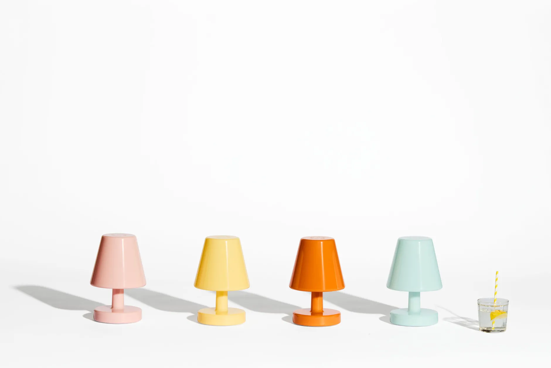 Edison The Ambiance Wiederaufladbare Lampe, orange, 16.5x16.5x25.3 cm