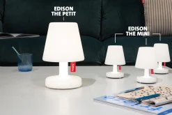 Edison the Mini Kleine wiederaufladbare Tischlampen, 9.7x15 cm