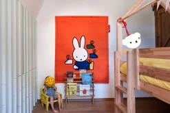 Flying Carpet x Miffy Miffy Spielteppich, orange, 180x140 cm