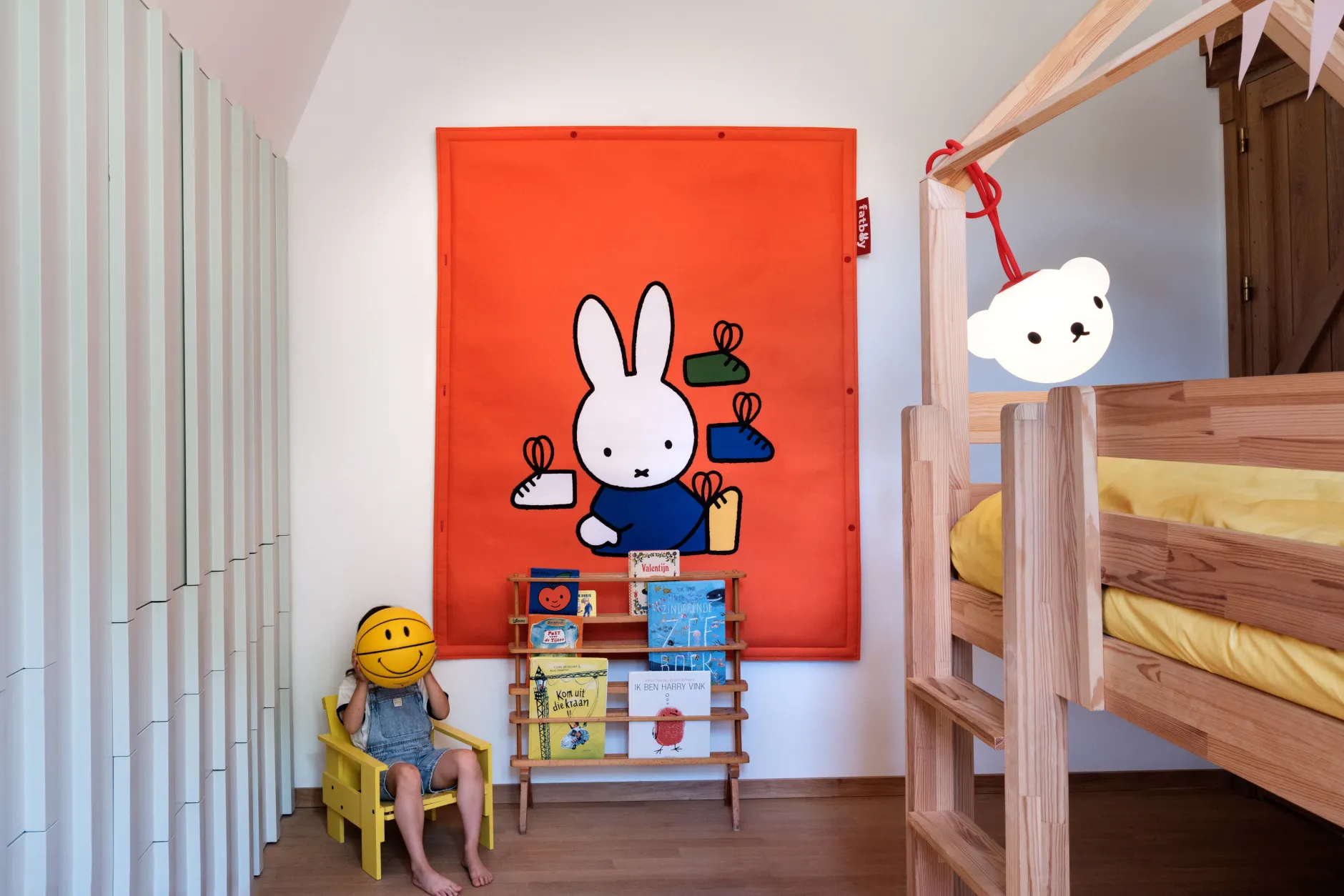 Flying Carpet x Miffy Miffy Spielteppich, orange, 180x140 cm