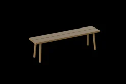 Fred's Bench Gartenbank, braun, 160x40x46.5 cm