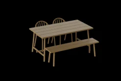 Fred's Bench Gartenbank, braun, 160x40x46.5 cm