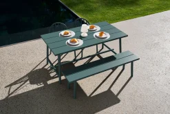 Fred's Bench Gartenbank, grün, 160x40x46.5 cm