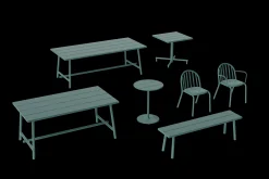 Fred's Bench Gartenbank, grün, 160x40x46.5 cm