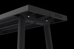 Fred's Bench Gartenbank, schwarz, 160x40x46.5 cm