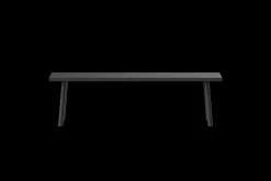 Fred's Bench Gartenbank, schwarz, 160x40x46.5 cm