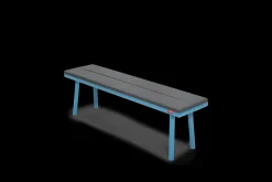 Fred's Bench Pillow Outdoor-kissen, grau, 160x40x3.5 cm