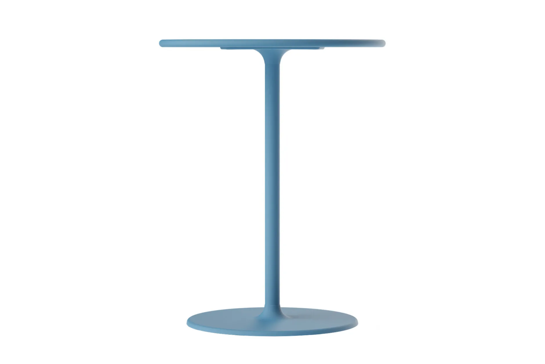 Fred's Bistreau Kleiner runder Gartentisch, blau, 60x60x76 cm
