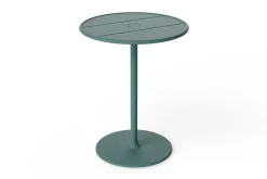 Fred's Bistreau Kleiner runder Gartentisch, grün, 60x60x76 cm