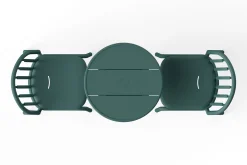 Fred's Bistreau Kleiner runder Gartentisch, grün, 60x60x76 cm