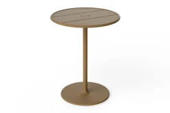 Fred's Bistreau Kleiner runder Gartentisch, braun, 60x60x76 cm