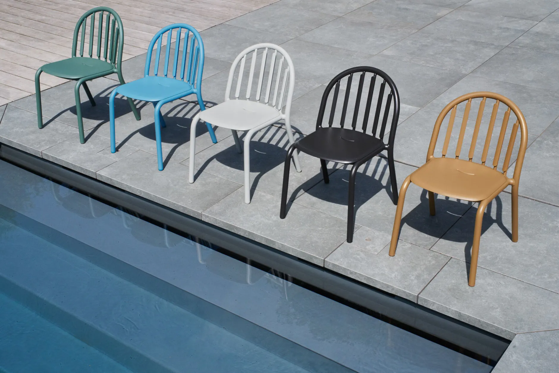 Fred's Chair Gartenstuhl, braun, 52x56x80.5 cm