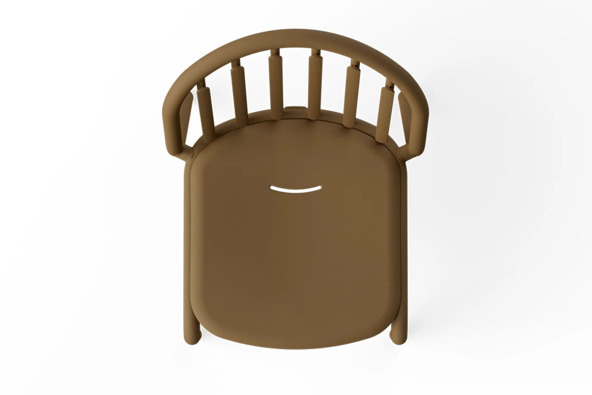 Fred's Chair Gartenstuhl, braun, 52x56x80.5 cm