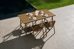 Fred's Medium Table Gartentisch, braun, 170x90x76 cm