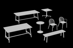 Fred's Medium Table Gartentisch, 170x90x76 cm