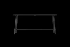 Fred's Medium Table Gartentisch, schwarz, 170x90x76 cm