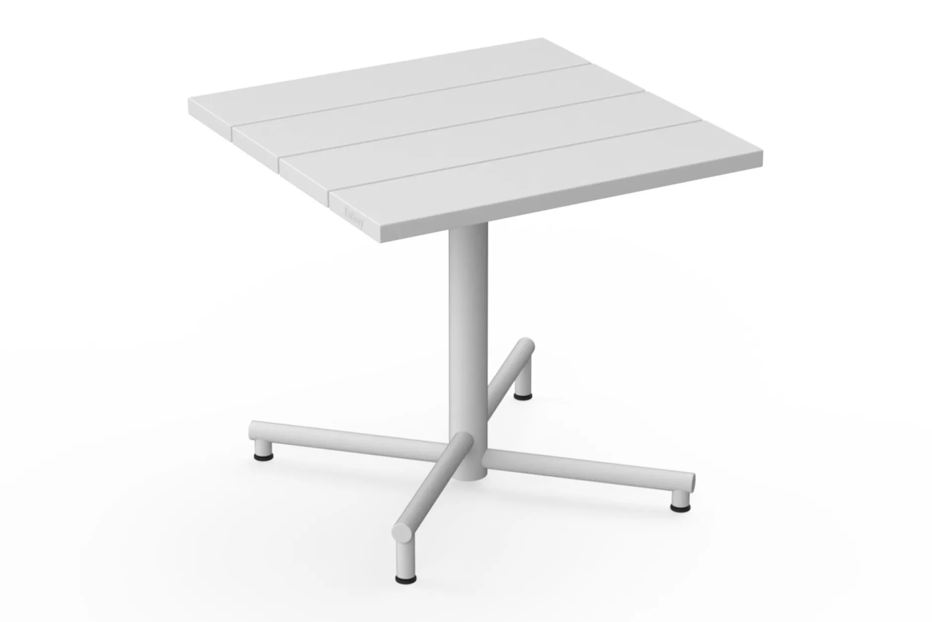 Fred's Square Bistreau Kleiner quadratischer Gartentisch, 80x80x76 cm