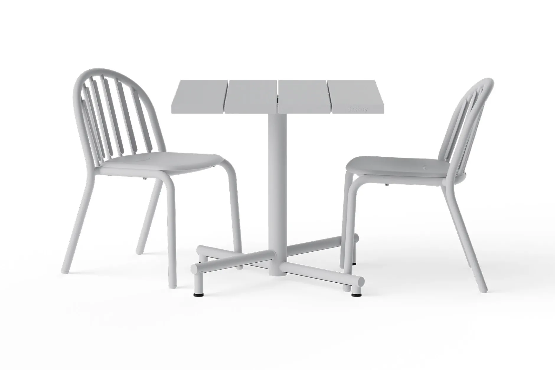 Fred's Square Bistreau Kleiner quadratischer Gartentisch, 80x80x76 cm