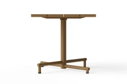 Fred's Square Bistreau Kleiner quadratischer Gartentisch, braun, 80x80x76 cm