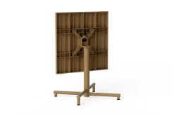Fred's Square Bistreau Kleiner quadratischer Gartentisch, braun, 80x80x76 cm