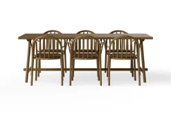 Fred's Table Gartentisch, braun, 220x100x76 cm