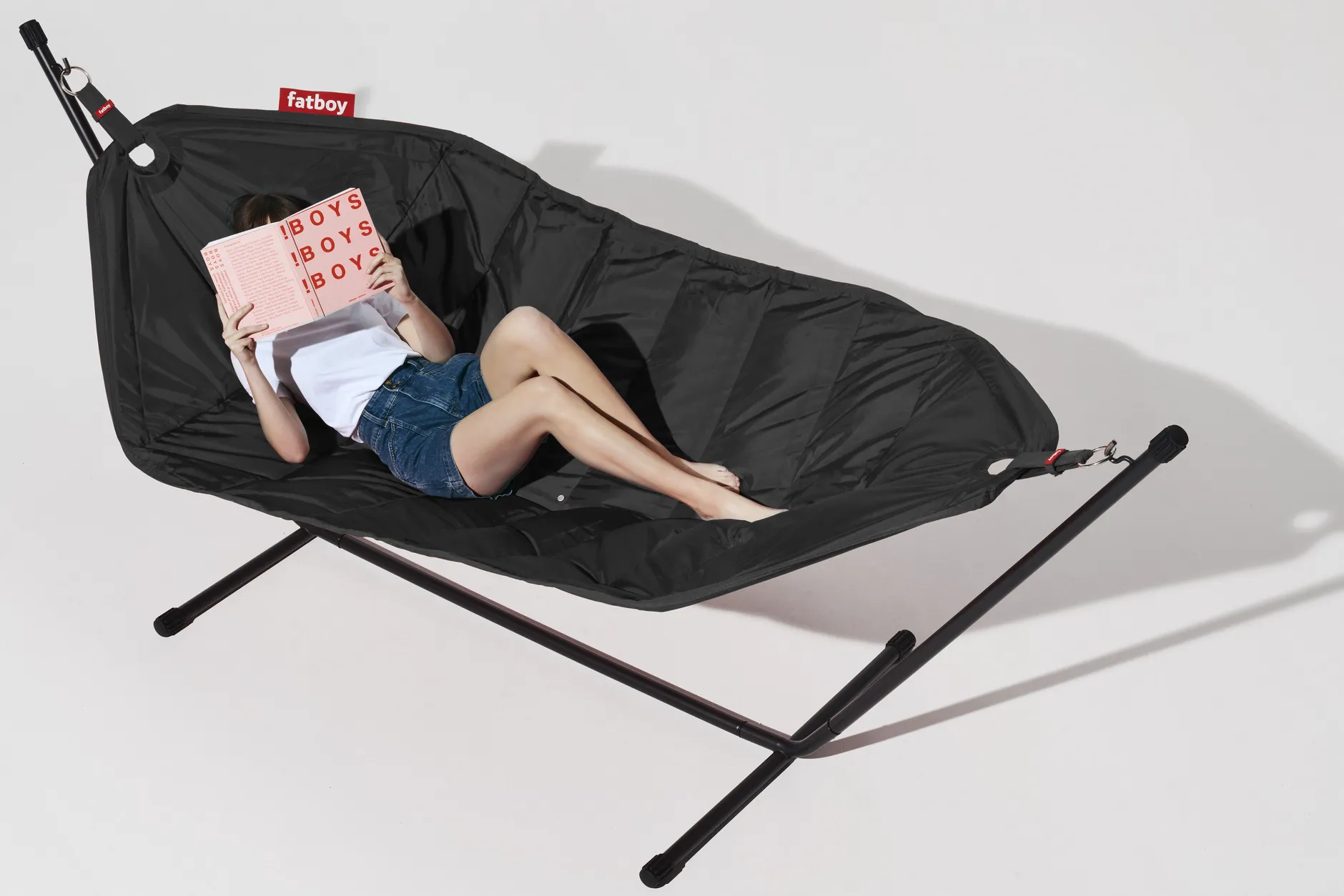 Headdemock Black Hängematte mit Gestell, 270x138x110 cm
