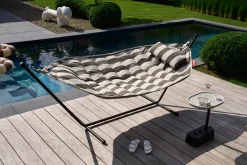 Headdemock Superb Stripe Cacao Hängematte mit Gestell, 270x138x110 cm